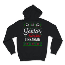 Load image into Gallery viewer, Santas Favorite Librarian Christmas Ugly Sweater
