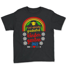Load image into Gallery viewer, Kindergarten Shirt, I Just Officially Graduated 2022, Pre-K - Youth Tee - Black
