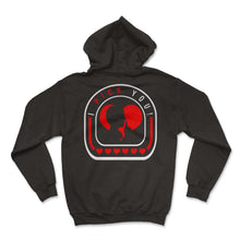 Load image into Gallery viewer, Valentines Shirt, I Pick You Red Heart Tee, Funny Valentines Day Gift - Hoodie - Black
