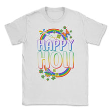 Load image into Gallery viewer, Happy Holi Festival Shirt, Festival Of Colors, Holi Festival Lover - Unisex T-Shirt - White
