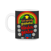 Load image into Gallery viewer, Kindergarten Shirt, I Just Officially Graduated 2022, Pre-K - 11oz Mug - Black on White
