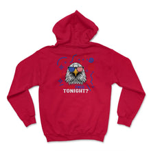 Load image into Gallery viewer, 4th Of July Shirt, You Free Tonight Eagle Wearing America Flag - Hoodie - Red
