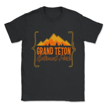 Load image into Gallery viewer, Grand Teton National Park Shirt, Wyoming Mountain Tee, Animal Outdoor - Unisex T-Shirt - Black
