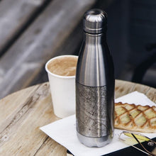 Load image into Gallery viewer, Mount Rainier - Washington Map Insulated Bottle - spkt
