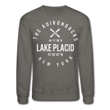 Load image into Gallery viewer, placid skiing Crewneck Sweatshirt - asphalt gray
