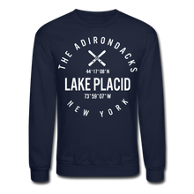 Load image into Gallery viewer, placid skiing Crewneck Sweatshirt - navy
